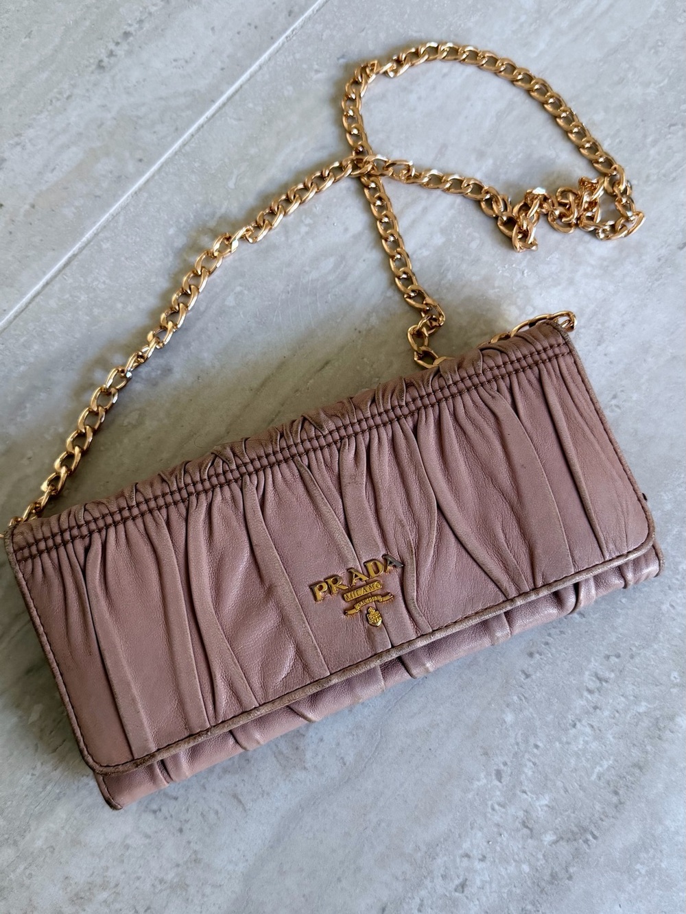 Prada Napa Gaufre Organizer Wallet